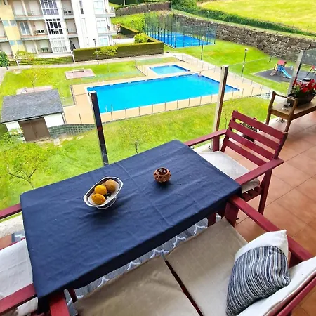 Duplex Deluxe Playa & Piscina & Terraza & Parking * Foz